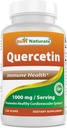 Geriausi Naturals Quercetin 1000 mg / Tarnavimas 120 Veggie kapsulių (120 skaičius (1 rinkinys))