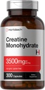 Horbäach Creatine Monohydrate Capsules | 3500mg | 300 Count | Non-GMO and Gluten Free Supplement