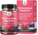 Pilnas Žolinių Menopauzės papildas moterims - Multibence Menopase Ease Hormone Balance for Women for Night Sweats Mood and More with Dong Quai Vitex Chaste Berry and Black Cohosh - Bandomoji pakuotė