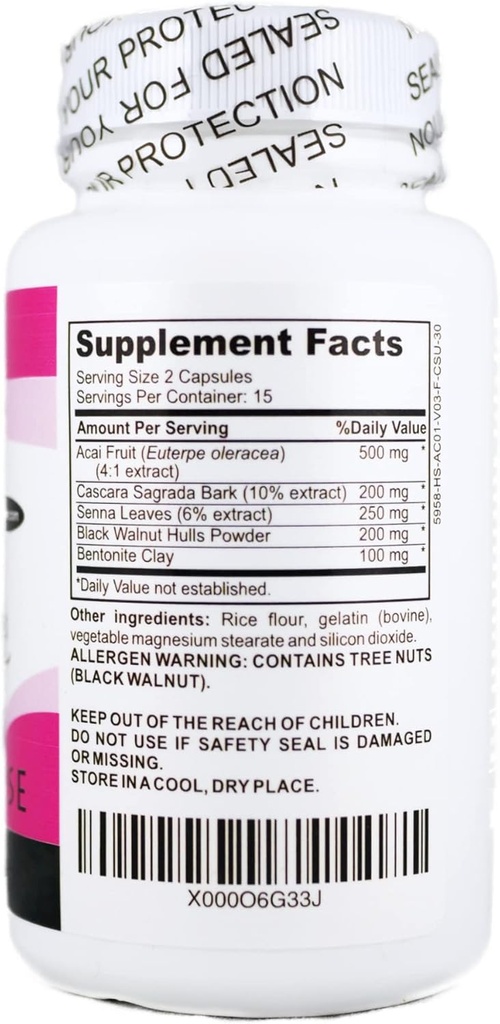 Skinny Jane Cleanse | Natural Wellness Support Supplement | Detoxify for a Healthy System | Enhance Well-being | 15-Day Cleanse (30 Capsules)