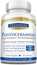 Phytoceramides 350mg iš 100% kviečių - Vitaminas A, C, E ir D3 - Atvirkštinis Senėjimas oda, Padidintas Drėgmė & Remontas oda - 100% Grynas Natūralus - 30 Kapsules - Vegan Friendly