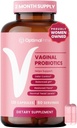 Optimalus Pradinio vaginalinis Probiotikai moterims su prebiotikais, spanguolių ekstraktas, ir Lactobacillus Probiotinis mišinys, Palaiko sveiką makšties flora, Odor Control, pH balansas, 2 mėnesių tiekimo, 120 kapsulės
