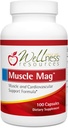Muscle Mag - Highly Absorbable Magnesium Formula for Muscle Heath - with Magnesium Malate & Glycinate (100 Capsules)