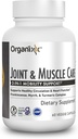Organixx Joint & Eastle Care Organic Turmeric Addition, 3- in-1 Frankincense, Turmeric and Mirrh Joint Health & Joint Support Additive Body Care Capsules, Palaiko Patinimas, įtempimas, 60 Capsules