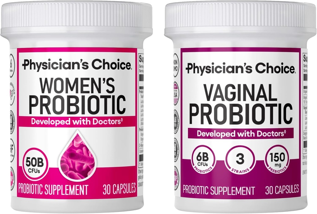 Gydytojo CHOICE Feminian Power Duo Bundle - makšties probiotikas + moteris Probiotikas