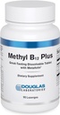 Douglas Laboratories Metil B12 Plus) 122; Palaiko metabolizmą, energiją, kraujo ląstelių gamybą, nervų sistemą ir hormonus * 104; 90 Lozenges