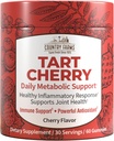 Country Farms Tart Cherry Gummies, Dialy Metabolic Support, Palaiko kaulų sveikatą, Supakuota su Stiprūs antioksidantai, Vyšnių skonio, 60 Gummies