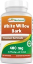 Geriausi Naturals White Willow Bark 400 mg 180 kapsulių