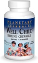 Planetary Herbals Well Child Immune Chewable Wafers, 30 Count