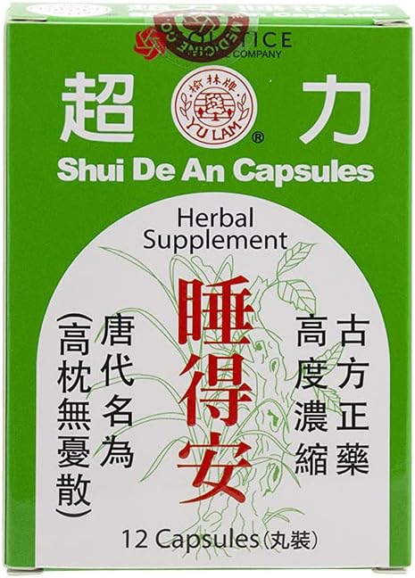 Shui De An - 12 capsules,(Solstice)