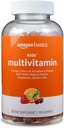 Amazon Basics Kids 'Multivitaminų, 190 Gummies, Orange, Cherry & Strawberry (Ankstesnė nuoroda - Solimo)