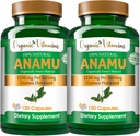 Organiniai vitaminai Anamu 1250mg 100% Organiniu būdu auginamos 240 kapsulės Bendras Petiveria Allicea Vitamisan