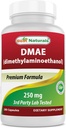 Geriausi Naturals DMAE priedas 250 mg 180 kapsulės - Dimetilaminoetanolis Bitartratas