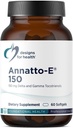 Dizainas sveikatos Annatto- E 150mg Tocotrienols - DeltaGold Vitaminas E kompleksas papildymas Delta + Gamma Tocotrienols - Širdies ir kraujagyslių sistemos, sveikas senėjimas + antioksidantas - GMO (60