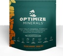 Optimizuokite Mineralai Multi Mineralinė Dienos Formulė - Magnis, Elektrolitai & Trace Mineralų papildas milteliai - Gluten Free Vitaminai Geriamasis optimaliai sveikatai - Kraujo apelsinų, 30 Paslaugos