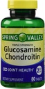 Spring Valley - Glucosamine Chondroitin, Triple Strength, 80 Tablets