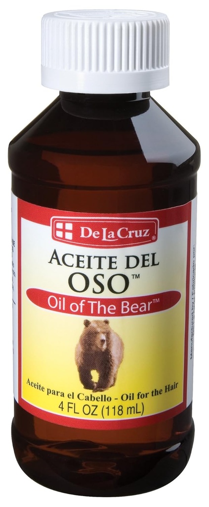 De La Cruz Bear Beard aliejus vyrams - Grooming Brilanthana Plaukų, Mustache ir barzdos - Aceite del Oso