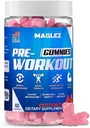 PreWorking Gummies for Men & Women, PreWorking Gummy with Beta Alanine Bendrijoje 124; Organic Caffeine Bendrijoje 124; Chromo pikolinatas Lietuvoje 124; Gluten be, Vegan, padidėjęs energijos kiekis, greitesnis metabolizmas ir atsigavimas (60 gummy)