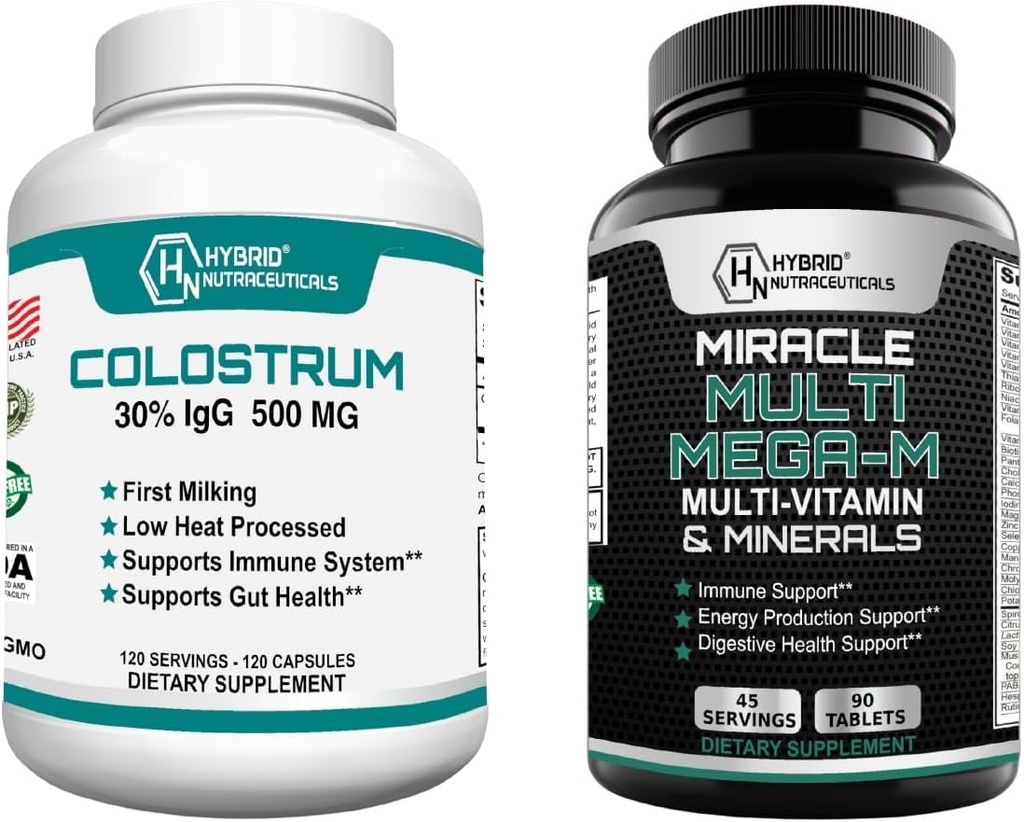 Immune System Support: Bovine Colostrum & MiracleMulti MEGA