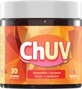 60 Gummies - Natural Astaxanthin Addition for support tenning - Apima likopeną, biotiną ir L- glutaminą - Non-GMO & Gluten- Free