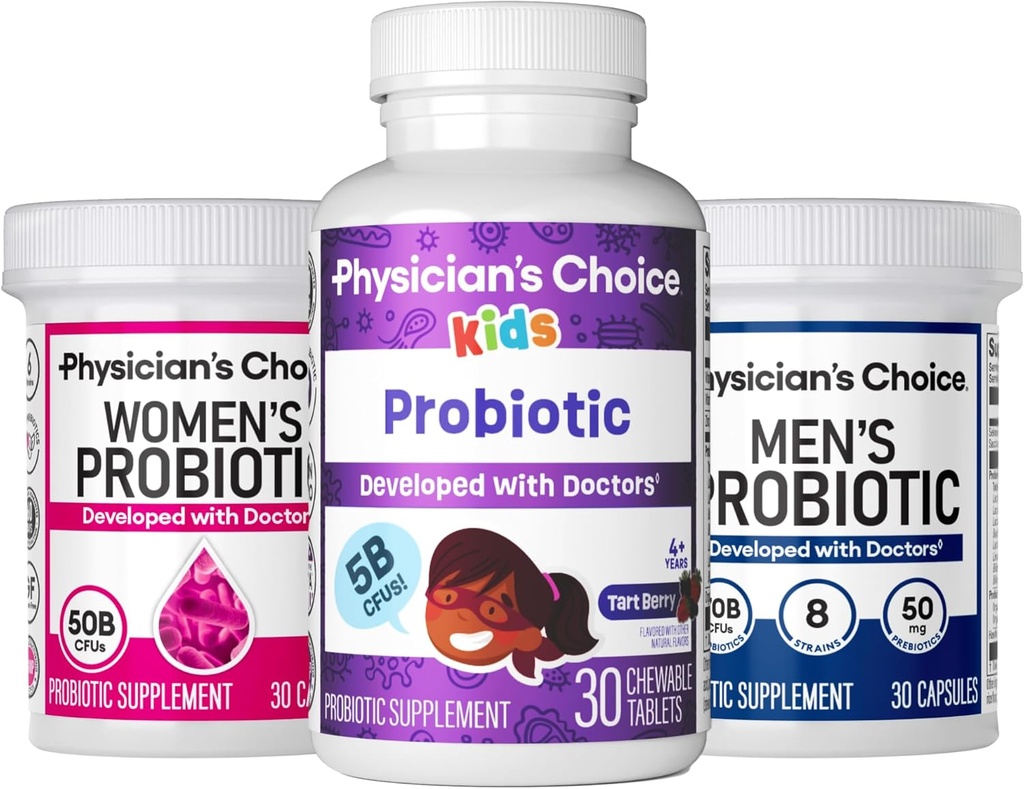 Probiotic Family Bundle - Moteris Probo (30ct) + Vaikai Probo (30ct) + Mens Probo (30ct)