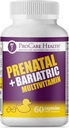 Procare Health Prenatal Bariatric Multivitaminas su geležimi (60 lengvai nuryjamos kapsulės) - moterims, bariatric Vitaminai gastric Bypass & Gastric Sleeve (1 mėnesio tiekimas)