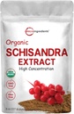 Organinių Schisandra ekstraktas milteliai, 8 Ounce, Tradiciniai Adaptogen ir Filler Free, Pure Schisandra Priedas, Palaiko kepenų Detox ir Cognitive Health, Nėra GMO