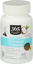 365 By all Foods Market, Activated Charcoal, 40 Count