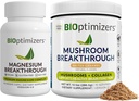 BiOptimizers Magnis Breakthrough 4.0, (30 kapsulės) & Grybų Breakthroom Mills (Sūdyta karamelė, 15 Servings) - Natūralus Miego ir smegenų supermaisto & Papildymas Bundle
