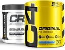Cellucor Pre Working & Creatine Bundle, C4 Originalūs prieš treniruotę milteliai, šaldytas bombsicle, 30 Servings + Cor Performance kreatino milteliai, 72 Servings