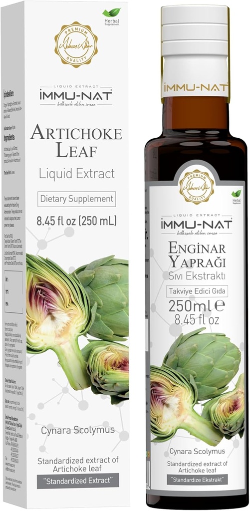 Arthhoke Leaf Premium Skysčių papildas - 8.5oz - Natūralus kepenų parama ir Digestive Aid Formulė