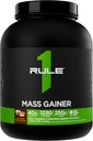 Rule 1 Mass Gainer - High-Calorie Weight Gain Formula with 1,220+ Calories, 250g+ Complex Carb Blend, 40g All-Whey Protein Per Serving (8 Servings, Chocolate Peanut Butter)
