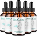 (5 Pack) Zencortex už Spengimas ausyse palengvinimas - Oficiali formulė - Zencortex lašai už ausis, Zen Cortex 24 Spengimas ausyse lašai skysčių papildas Atsiliepimai, Zen Cortex klausos palaikymo formulė, Zencortex Oral (10oz)