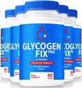 (5 pakuotė) Glycogen Fix Pro Capsules, All- Natural Blood Support Formulės, Premium Addition for Support sveiki gyvenimo būdas ir išlaikyti pastovius lygius, Oficialus GlycogenFix Pro Atsiliepimai (300 Capsules)