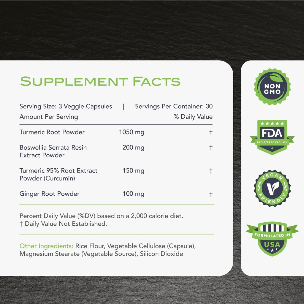 KaraMD Comfort Guard X24 | Joint & Movement Support Supplement | Turmeric Curcumin, Boswellia & Ginger | Ease Muscle Discomfort & Joint Stiffness | Non-GMO, Gluten Free & Vegan Friendly (4 Pack)