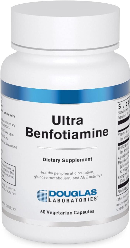 Douglas Laboratories Ultra Benfotiamine ® 124; Palaiko cirkuliaciją, nervų sistemą, ir metabolizmą