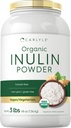 Carlyle Organic Inulin Milteliai 48oz ® 124; Prebiotinis pluoštas iš Jeruzalės Artichoke ® 124; Veganas, Vegetaras, Non- GMO & Gluten Free Priedas