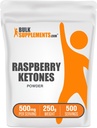 BulkSupplet.com Aviečių ketonai milteliai - Aviečių ketonai papildas, Antioksidantas Šaltinis - už energijos remti, Gluten Free, 500mg per Serving, 250g (8,8 oz) (Pack of 1)