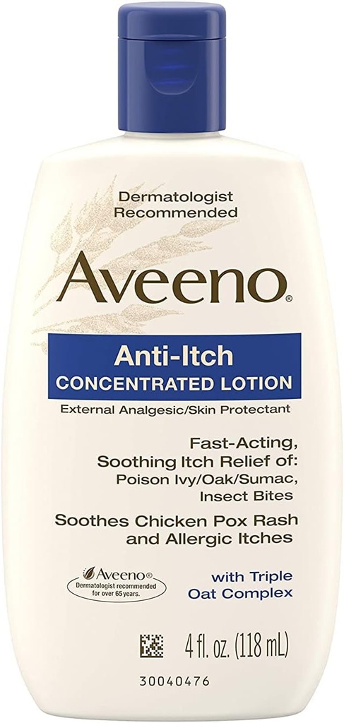 Aveeno anti- Itch Koncentruotas losjonas - 4 Ounce