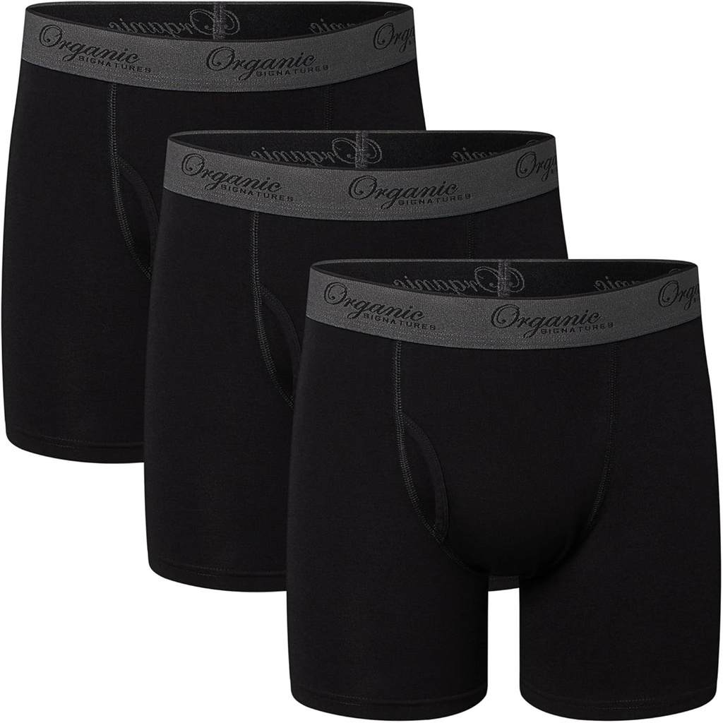 Ekologiški parašai Mens Underwear Boxer Briefs Cool Minkštas Stretchy Ethical 3 Pack
