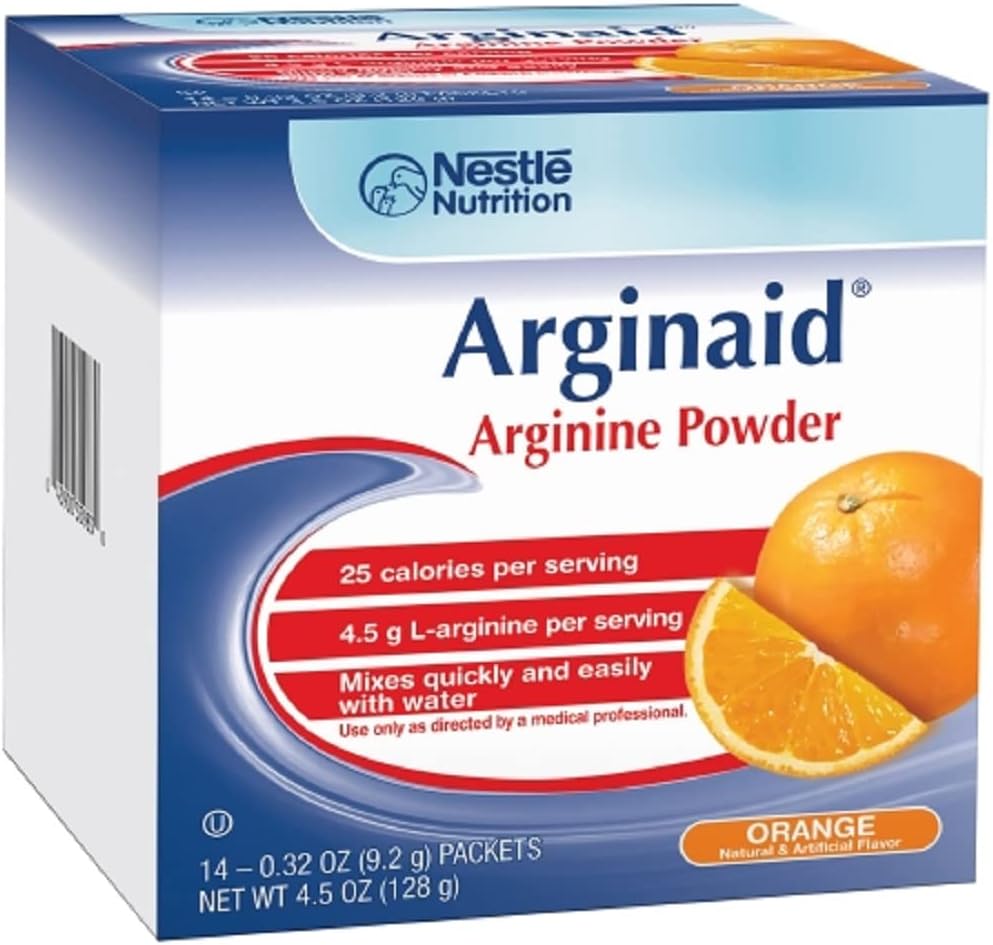 Arginino papildas Arginaidas? Oranžinė .32 oz Individualus paketas milteliai (BX 14)