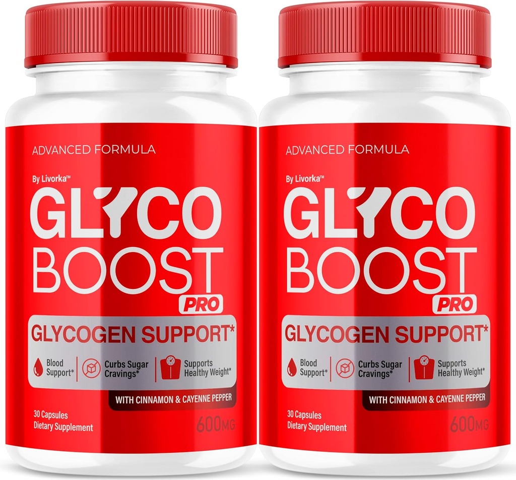 (2 Pack) Glyco Boost Pro Glyco Optimizer - Oficialus GlycoBoost Pro Advanced Formulės Kraujo paramos kapsulės, Glycopower Pro Glycogen papildas Pills Maksimalus stiprumas Visi natūralūs ingredientai, 2 Mėnesiai