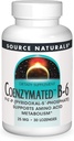 Source Naturals Coenzymated B-6 25mg P-5 Pyridoxal-5 Phosphate Fast-Acting, Quick Dissolve Sublingual Vitamin Supports Amino Acid Metabolism - 30 Lozenges