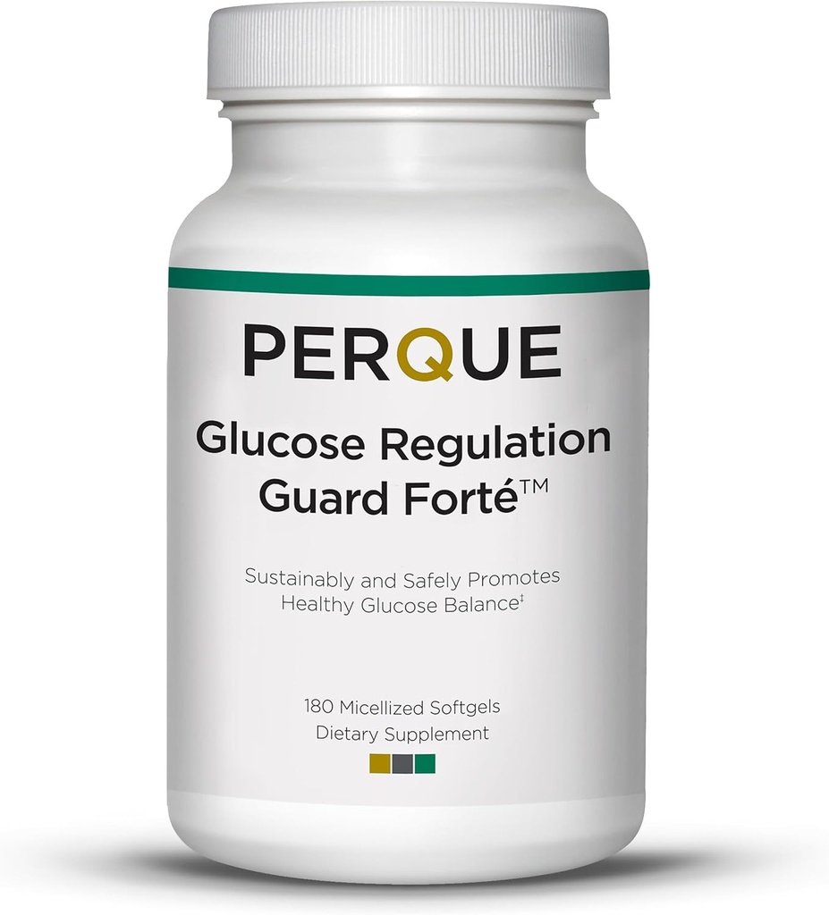 Perque Glucose Regulation Guard Forte - 180 Softgels by Perque