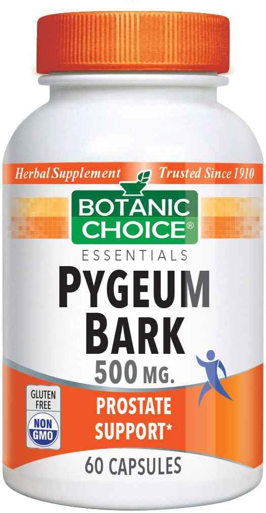 Botanic Choice Pygeum Bark 500 mg, 60 kapsulių