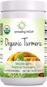 Amaxing India USDA Certified Organic Turmeric Mill 16 Oz (1 Lb) Addition, 124; Non-GMO, 124; Gluten Free, 124; Pagaminta JAV