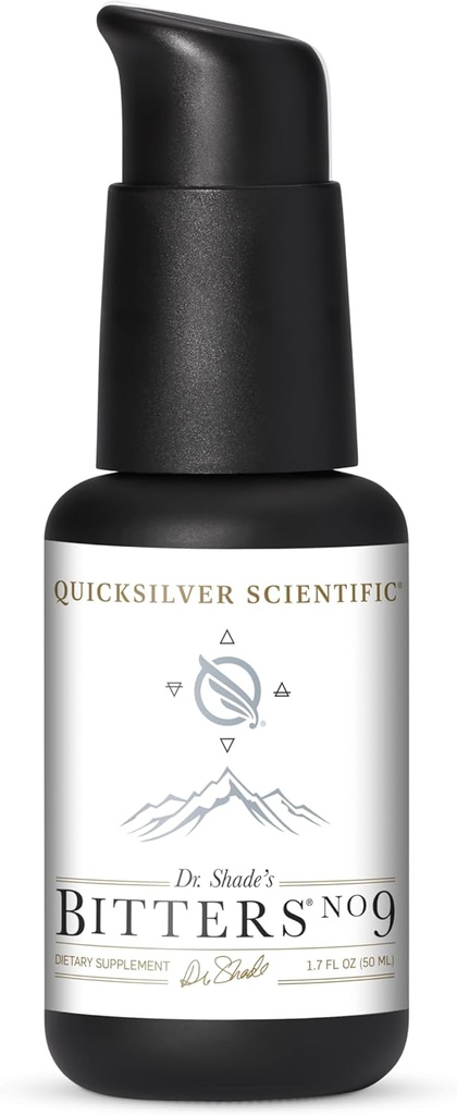 Quicsilver Scientific Dr Shade 's Bitters No. 9 - Digestion - Greitas veikia Liposominis Digestic Bitters su pieno Thistle, Burdock šaknis & Juniper Eterinis aliejus - Digestic Support (50ml)