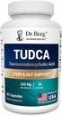 Dr Berg TUDCA priedas (Tauroursodeoksicholio rūgštis) - Galinga formulė kepenų sveikatos, biliarinio srauto, tulžies pūslės palaikymo, ir Digestive Health * - 30 kapsulių