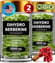 Dihidroberberino priedas - Dehydro Berberine Organic -Super Berberino priedas su Ceilonas Cinnamon & R Alpha Lipoic Acid & Apigenin - Hidroberberino 240 dangteliai (2 paketai)