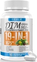 DIM Addition Estrogen Balance for Women & Men, 1675 mg Estrogen Addition Hormonal Acne Support, Menopauzės parama, Antioksidantas Support, DIMSGS 90 Veggie Capsules, 44 Dienos tiekimas -042